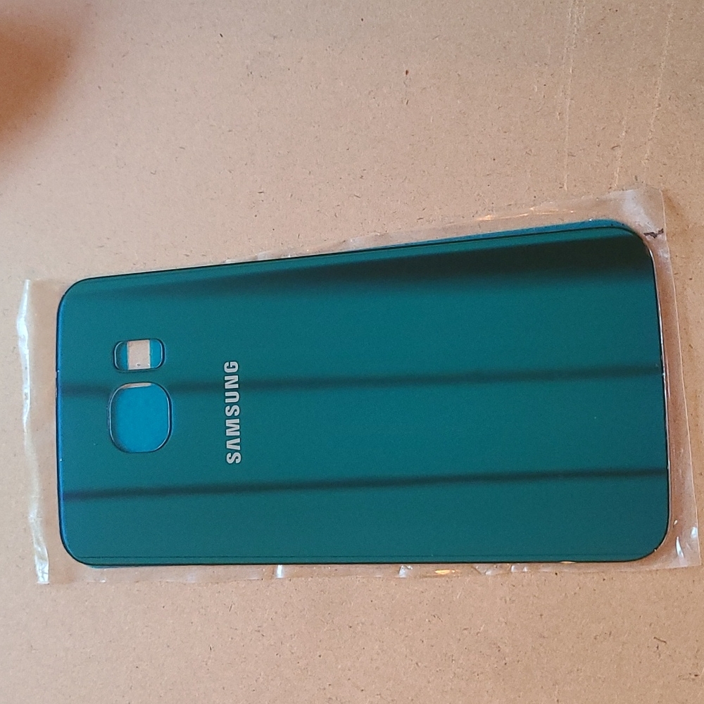 Genuine Samsung Galaxy S6 Edge Emerald Green Glass Rear Cover
